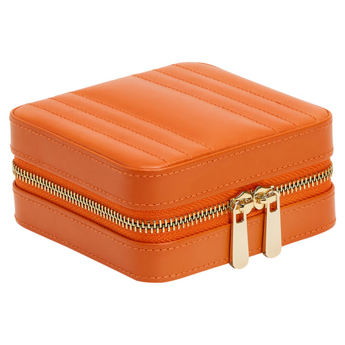 MARIA SMALL ZIP CASE-  TANGERINE