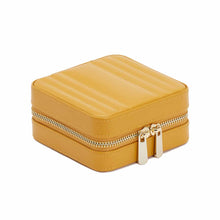 Load image into Gallery viewer, MARIA Small Zip Case - MUSTARD - Pewter &amp; Black