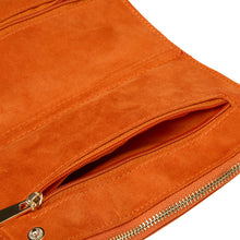 Load image into Gallery viewer, MARIA Medium Zip JEWELLERY TRAVEL Case - TANGERINE