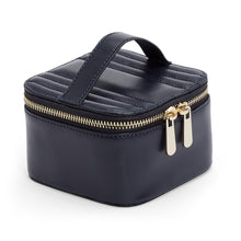 Load image into Gallery viewer, MARIA JEWELLERY CUBE ZIP CASE-  NAVY BLUE