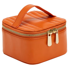 Load image into Gallery viewer, MARIA JEWELLERY CUBE ZIP CASE-  TANGERINE