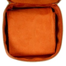 Load image into Gallery viewer, MARIA JEWELLERY CUBE ZIP CASE-  TANGERINE