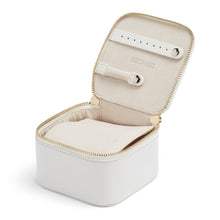 Load image into Gallery viewer, MARIA JEWELLERY CUBE ZIP CASE-  WHITE