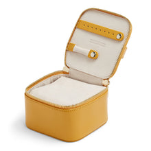 Load image into Gallery viewer, MARIA JEWELLERY CUBE ZIP CASE-  MUSTARD