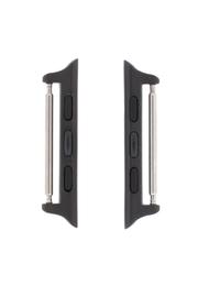 Apple Watch Strap Converter in BLACK - Pewter & Black