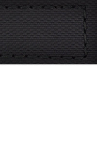 BALLISTIC PU Sport Watch Strap in BLACK / BLACK 24 mm