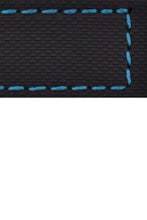 Load image into Gallery viewer, BALLISTIC PU Sport Watch Strap in BLACK / BLUE
