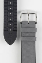 Load image into Gallery viewer, Hirsch ARNE Sailcloth Effect Performance Watch Strap in GREY / BLACK