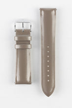 Load image into Gallery viewer, Hirsch DIVA Glossy Ladies Silver Leather Watch Strap
