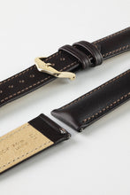 Load image into Gallery viewer, Hirsch KENT Brown Textured Natural Leather Watch Strap