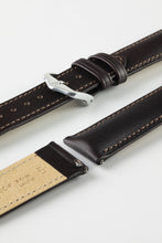 Load image into Gallery viewer, Hirsch KENT Brown Textured Natural Leather Watch Strap