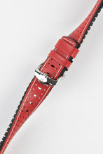 Load image into Gallery viewer, Hirsch TIGER Strap Perforated Leather Performance in RED