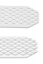 Load image into Gallery viewer, Noomoon LABB Interlocking Watch Strap for Apple Watch in WHITE with SILVER Hardw - Pewter &amp; Black