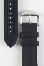 Load image into Gallery viewer, leather and rubber watch strap 