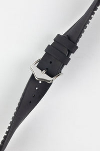 leather and rubber watch strap 