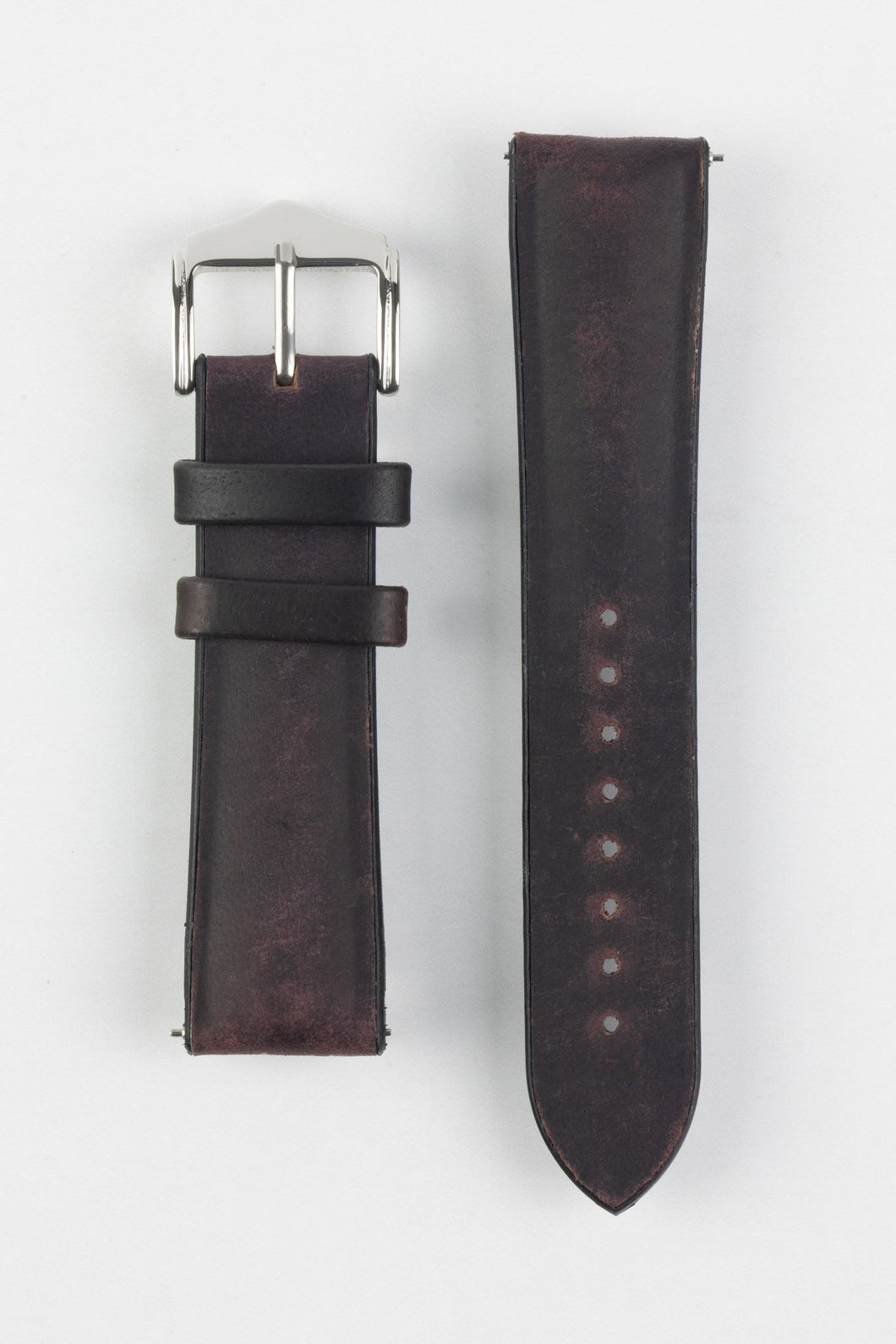 brown rubber watch strap 