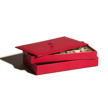 Load image into Gallery viewer, 1.5&quot; VAULT STACKING TRAY  - RED - Pewter &amp; Black