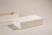 Load image into Gallery viewer, VAULT TRAY LID - IVORY - Pewter &amp; Black