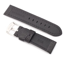 Load image into Gallery viewer, Firenze : chunky Padded Shark Leather Watch Strap BROWN &amp; HONEY 24 mm