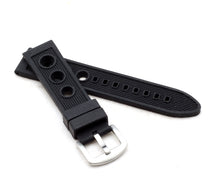 Load image into Gallery viewer, Ocean Racing  : Rubber Watch Strap BLACK