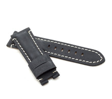 Load image into Gallery viewer, Vertigo Deployment  : Buffalo Suede Watch Strap BROWN - Pewter &amp; Black
