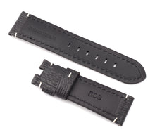 Load image into Gallery viewer, Firenze Deployment : Shark Leather Watch Strap BROWN for Panerai 24 mm