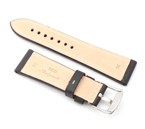 Marino : Premium Calf Saddle Leather Watch Strap DARK BROWN 24mm, 26mm