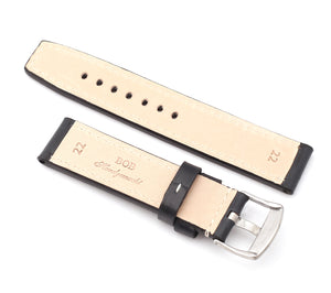 Marino Parallel : Luxury Saddle Leather Watch Strap GOLD BROWN