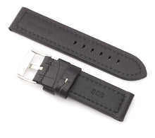Load image into Gallery viewer, Firenze : Embossed Chunky Leather Watch Strap  GOLD BROWN  24 mm
