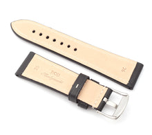 Load image into Gallery viewer, Marino : Premium Calf Saddle Leather Watch Strap BLACK 24mm