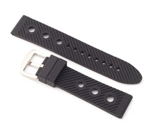Load image into Gallery viewer, Ocean Racing  : Rubber Watch Strap BLACK