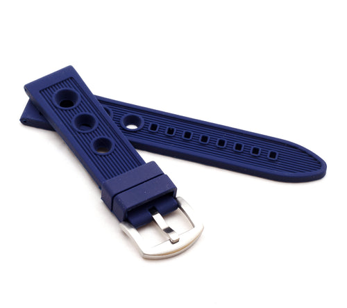 Ocean Racing  : Rubber Watch Strap BLUE