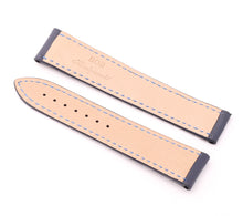 Load image into Gallery viewer, Marino Deployment : Saddle Leather Watch Strap BLUE 22mm