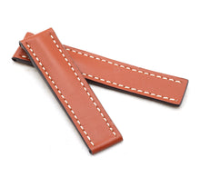 Load image into Gallery viewer, Marino Deployment : Saddle Leather Watch Strap TAN BROWN