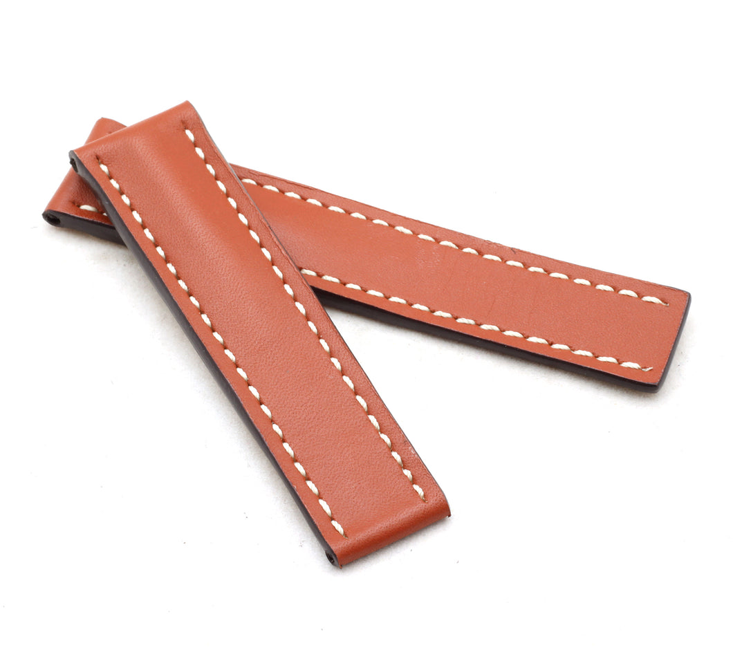 Marino Deployment : Saddle Leather Watch Strap - TAN BROWN