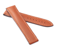 Load image into Gallery viewer, Marino Deployment : Saddle Leather Watch Strap GOLD BROWN 20mm 22mm