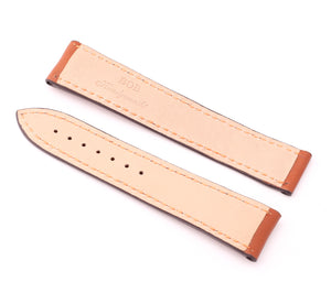 Marino Deployment : Saddle Leather Watch Strap GOLD BROWN 20mm 22mm