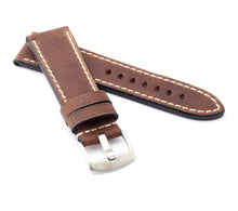 Load image into Gallery viewer, Marino: VINTAGE CALF Saddle Leather Watch Strap BROWN 24, 26mm