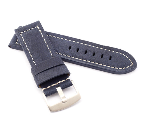 Vertigo Parallel : Buffalo Suede Watch Strap BLUE 26 mm